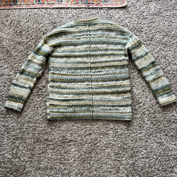 BDG Urban Outfitters Striped Textured Wool Blend Slouchy Sweater Women's Size S - Picture 7 of 12